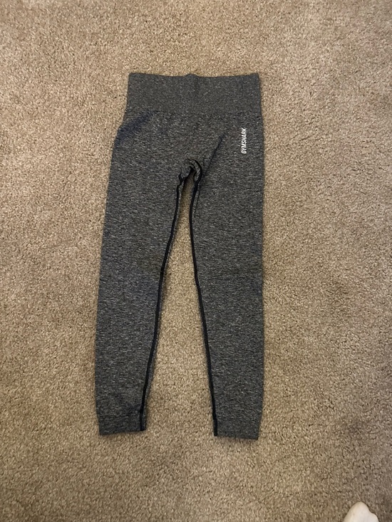 Gymshark Pants - Gymshark Charcoal Seamless High-Waist Leggings